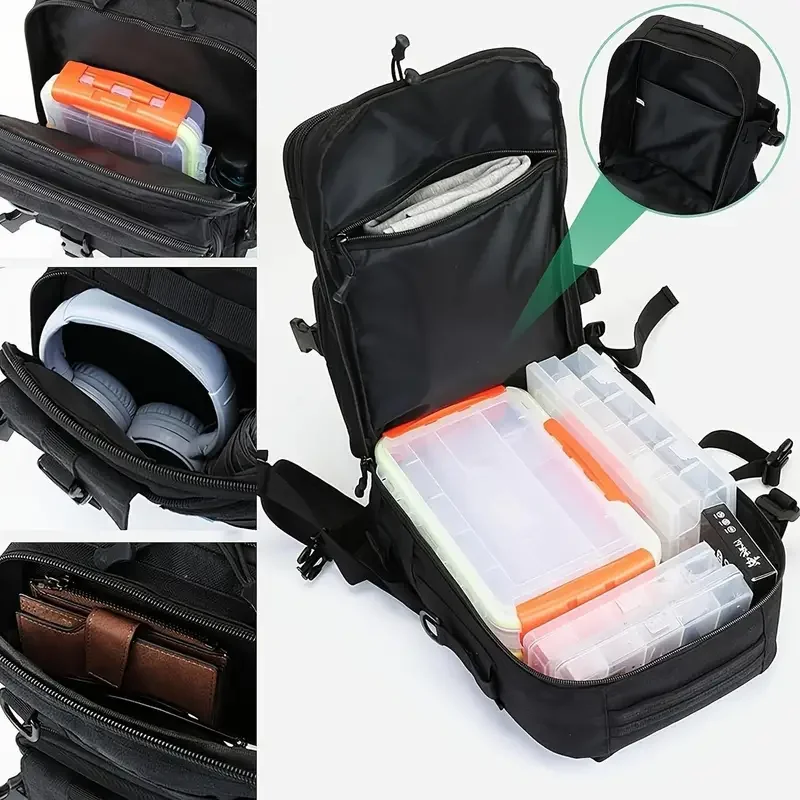 Plecak wędkarski z nylonu 1000 – Fishing Equipment Bag recenzja i cena