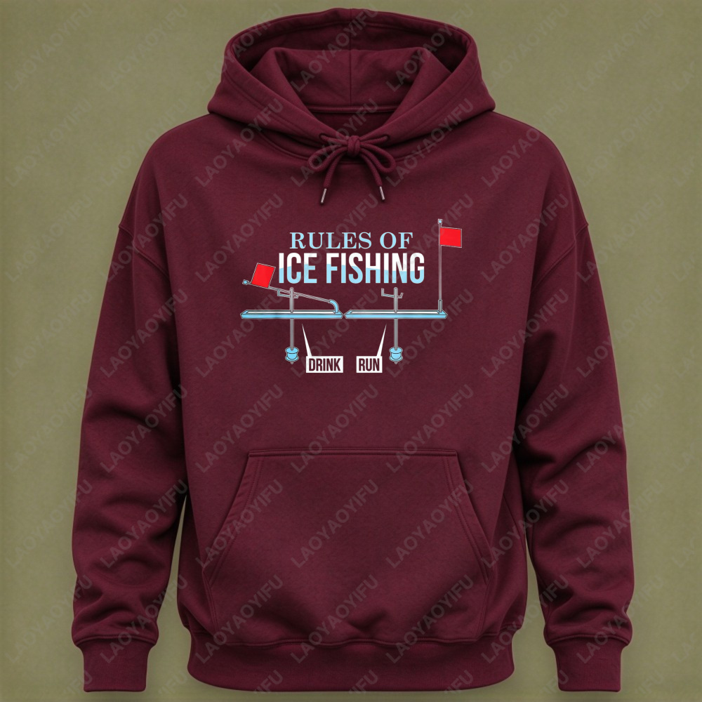 Bluza z kapturem Mne'd Rules o – Ice Fishing Tip Up recenzja i cena