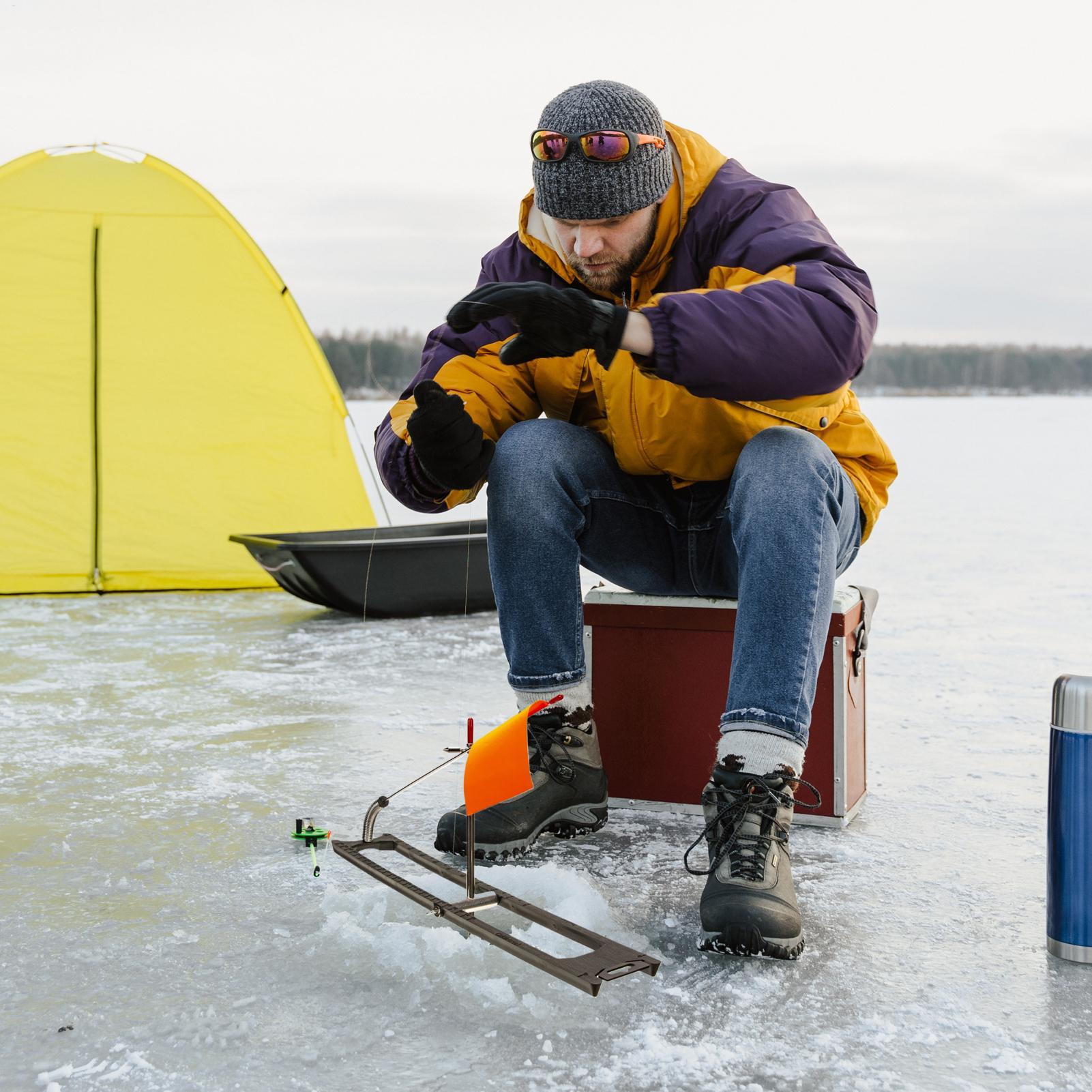 Flagi do wędkowania pod lodem, – Ice Fishing Tip Up recenzja i cena